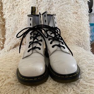 White Dr Martens 1460W Size 7
